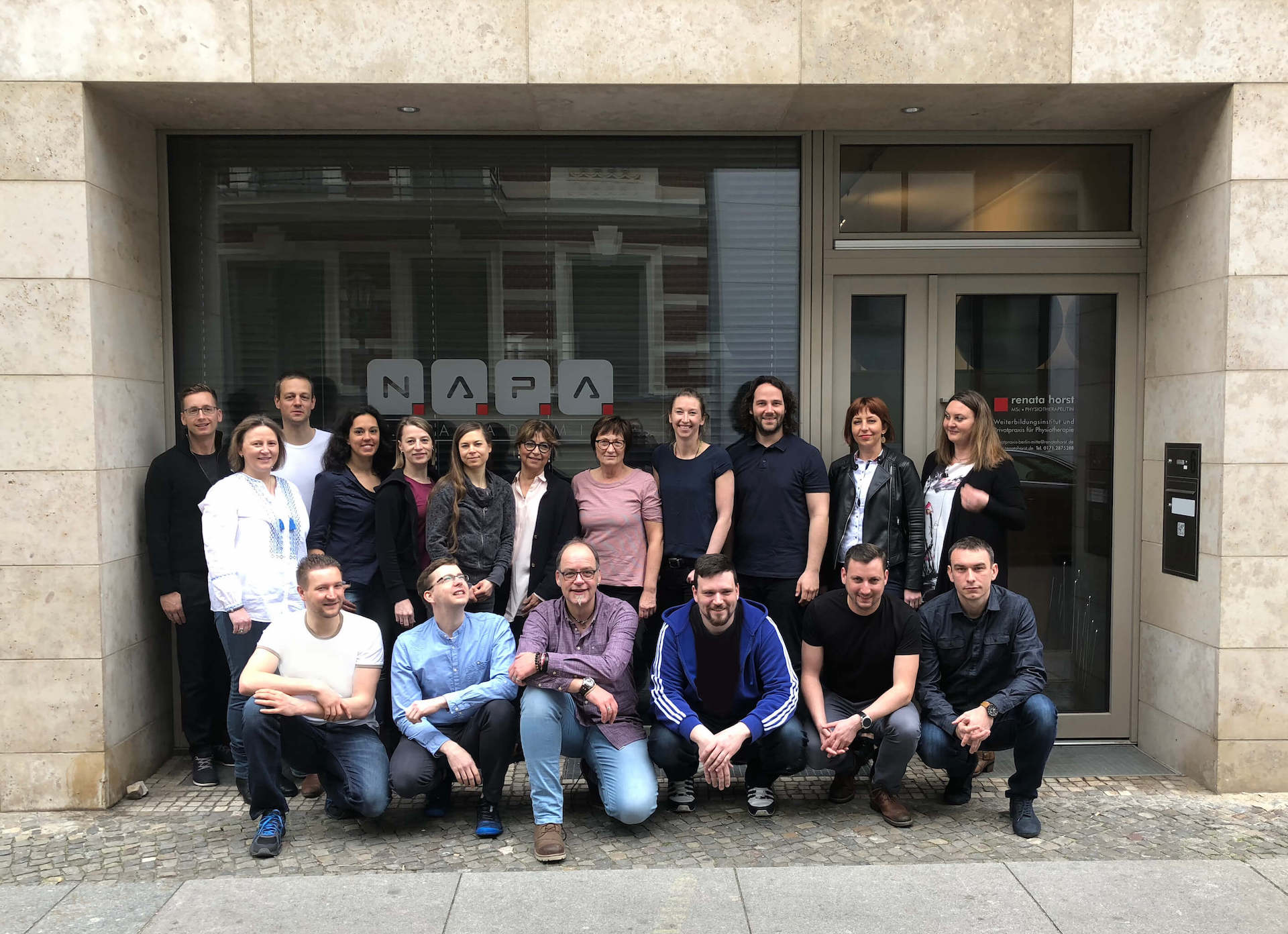 Gruppenfoto vom N.A.P.-Lehrteam